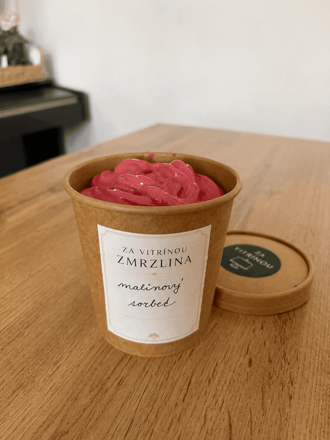 Malinový sorbet