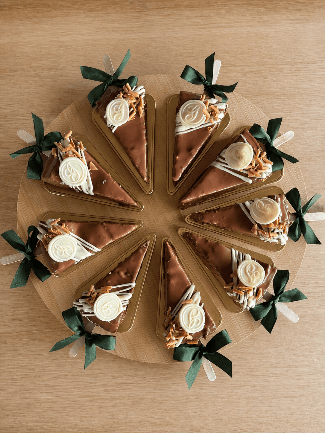Čokoládový cheesecake na dřívku