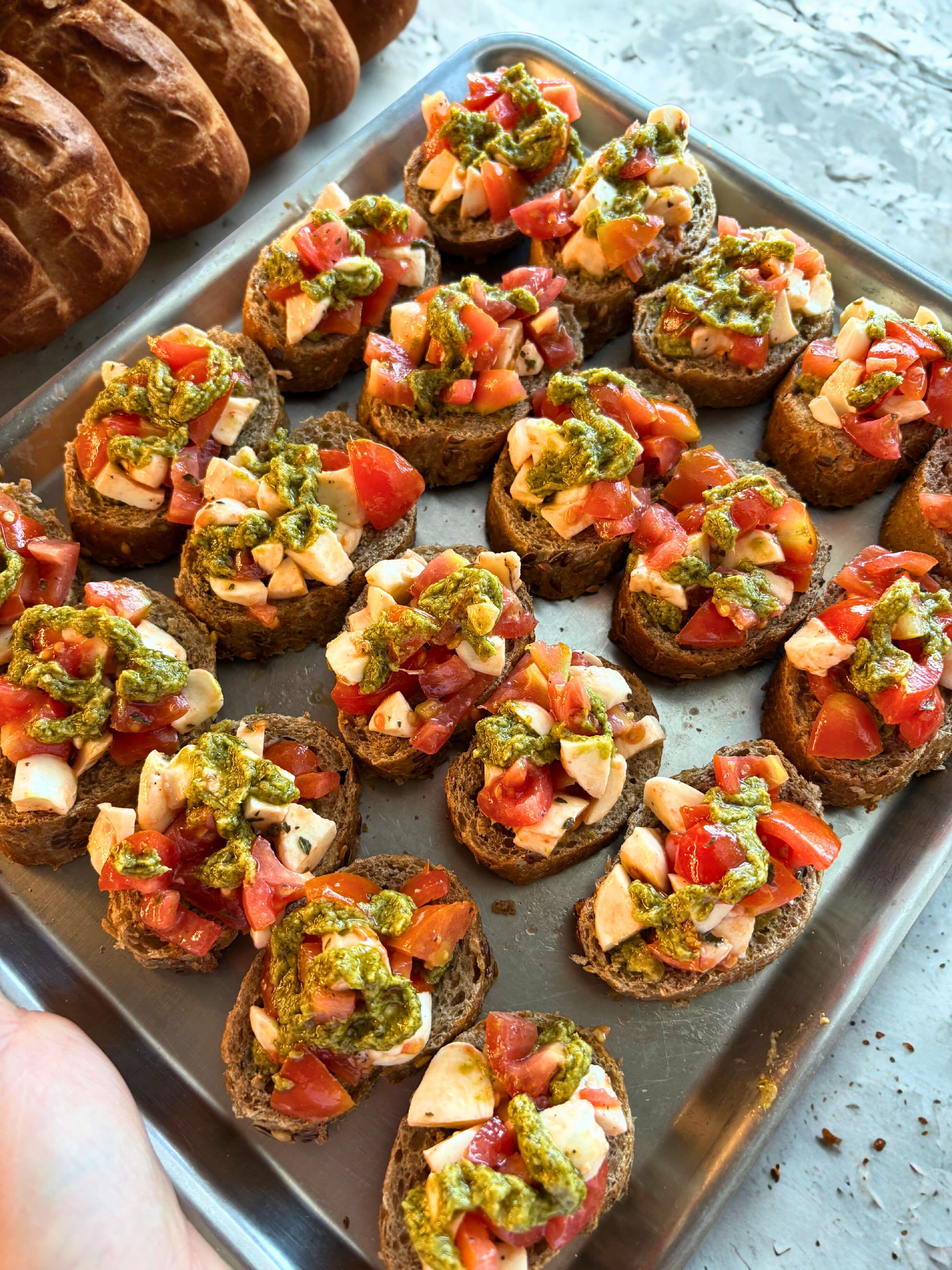 Kanapky Caprese
