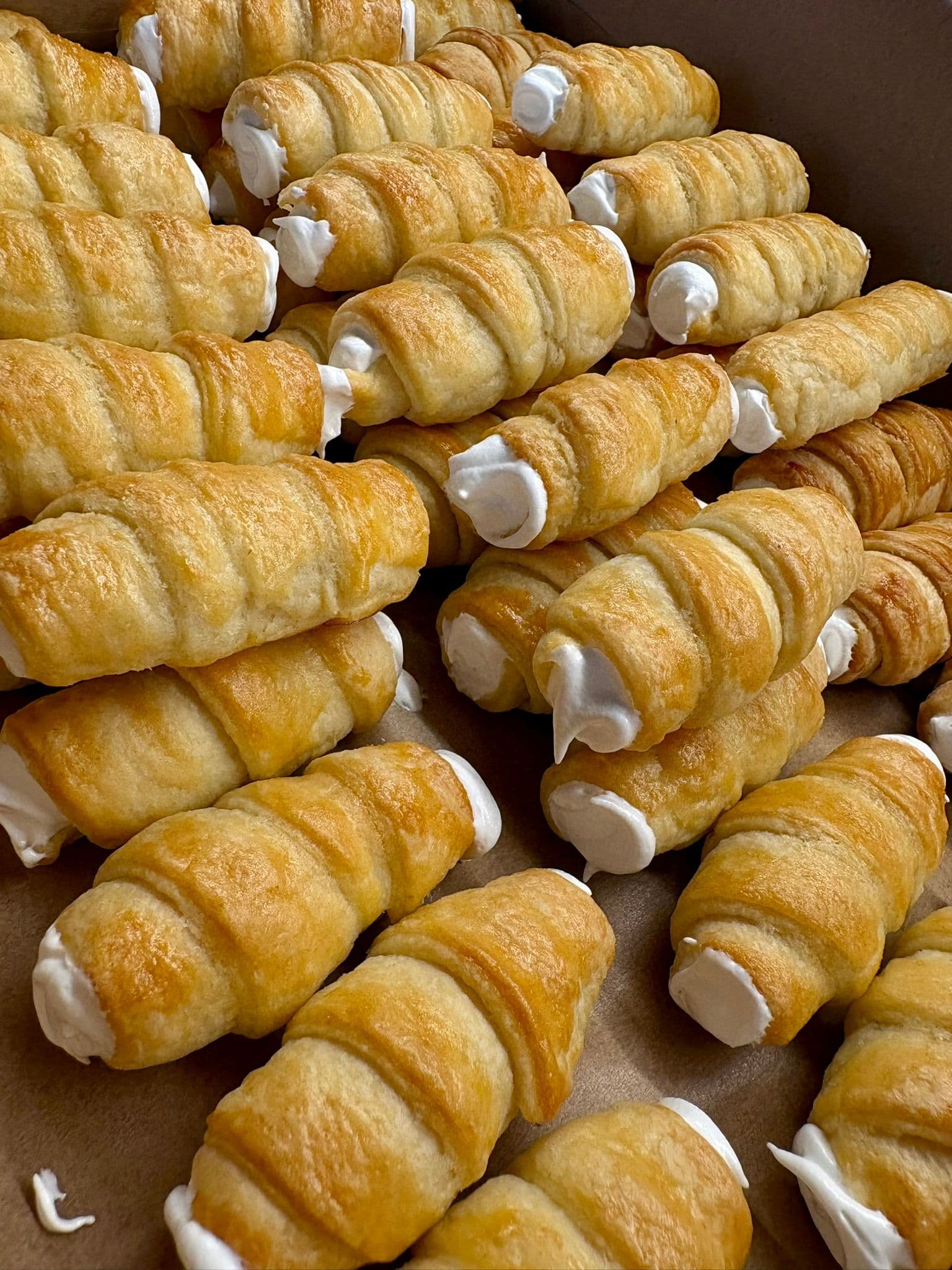 Mini kremrole s italským sněhem