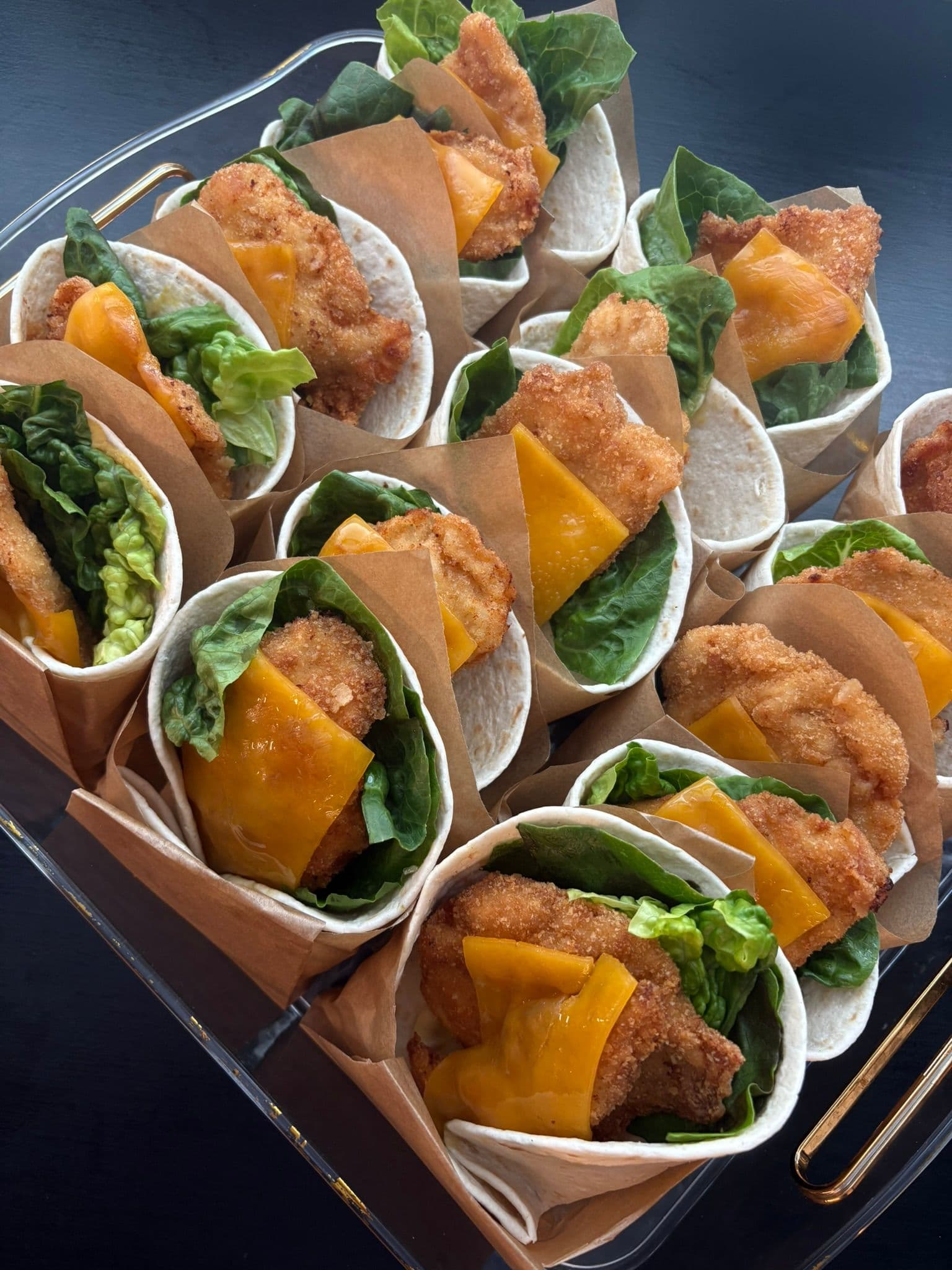Mini wrap s kuřecím masem